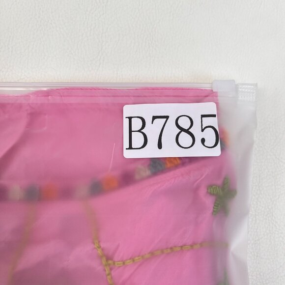 NWOT Johnny Was Butterfly Floral Embroidered Tunic Shirt Blouse Pink Size XL - Picture 13 of 13